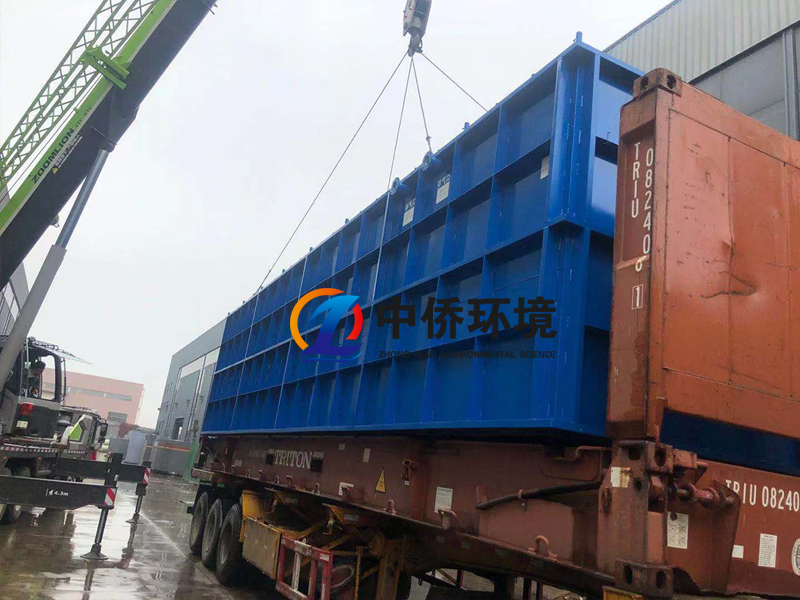 出口泰国曼谷一体化污水处理设备发货图
